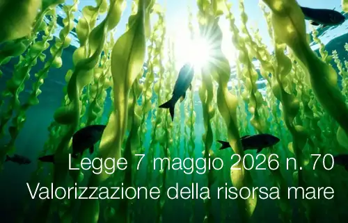 Legge 7 maggio 2026 n. 70 / Valorizzazione della risorsa mare